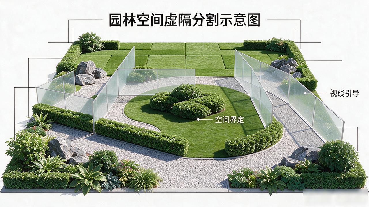 绿化设计图案_园林空间分割_园林绿化设计
