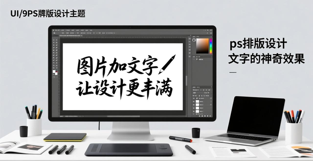 ps怎么排版设计文字_字如其图配照片_图片角落文字设计