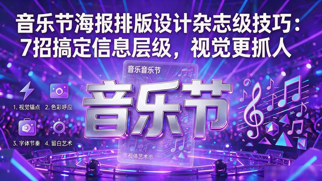 活动海报版式设计_排版设计杂志_音乐节海报视觉识别