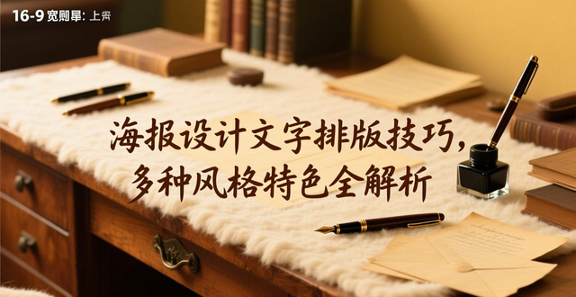 ps怎么排版设计文字_高级感传统感衬线体_海报设计文字排版