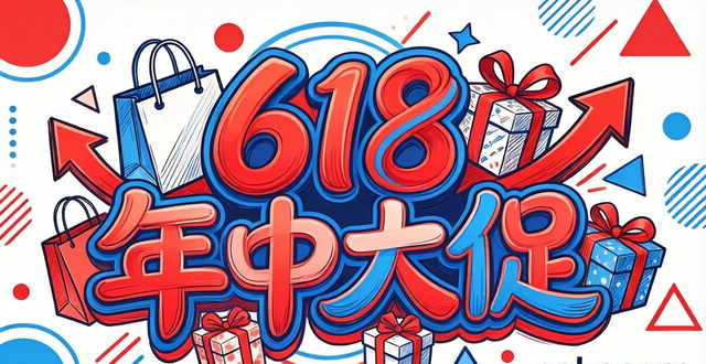 图文排版设计_原创手绘618年中大促艺术字字体设计排版设计_免抠元素618年中大促艺术字设计