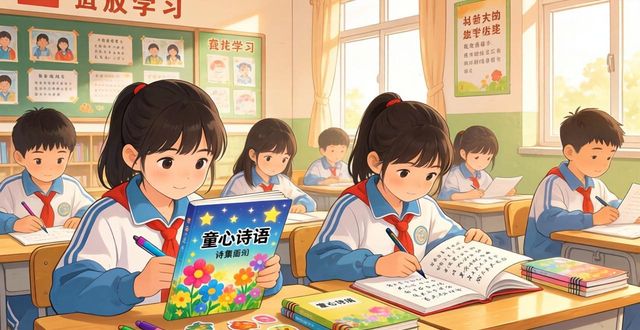 诗集封面排版设计_四年级诗意创作_小学语文诗歌活动