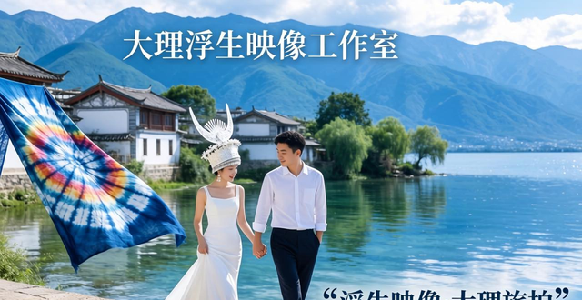 大理婚纱旅拍推荐_大理旅拍婚纱照工作室排名_婚纱照设计排版图片