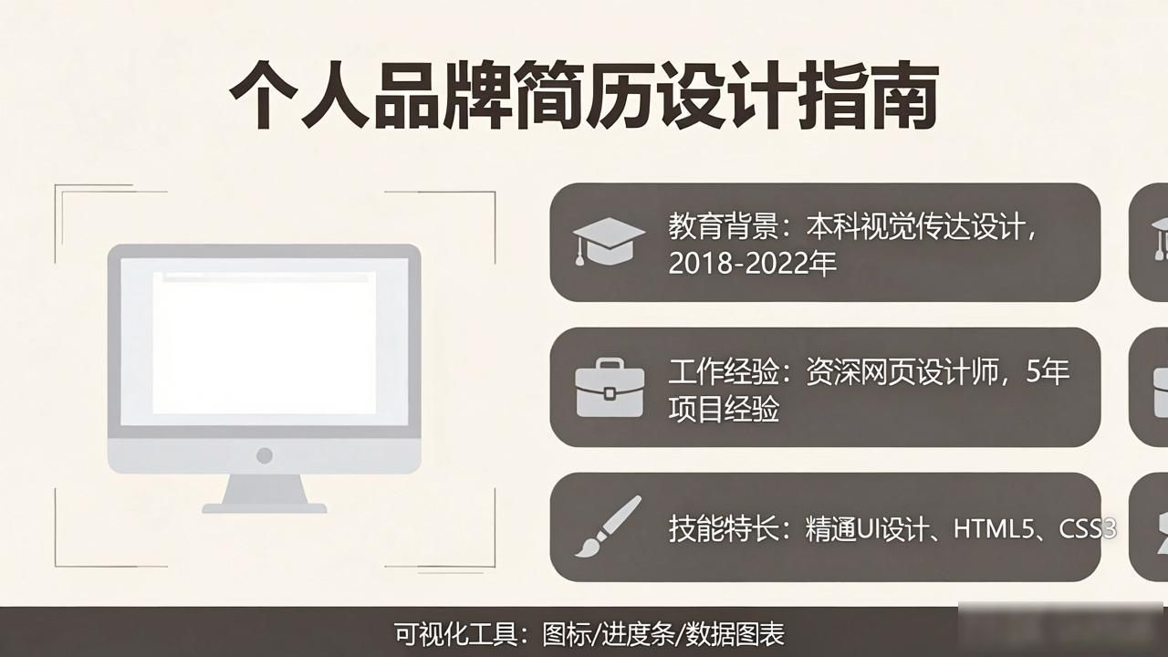个人网页设计模板_现代简约风格网页设计模板_网页排版设计