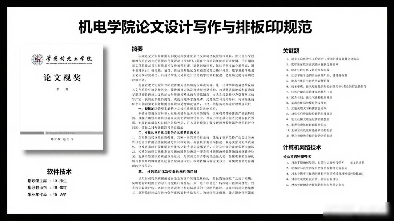 计算机应用技术毕业论文格式要求_计算机网络技术论文规范_机电学院毕业论文 设计 写作与排版打印规范