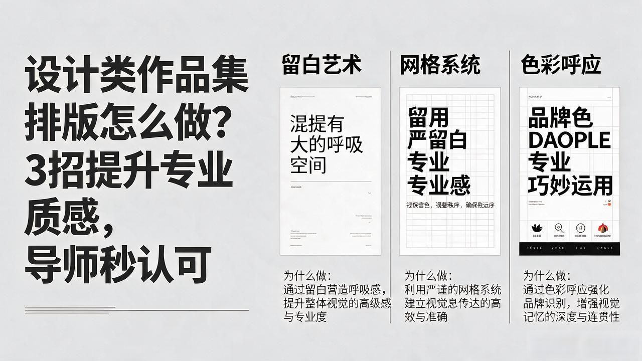 作品集制作_作品集内容_个人作品集排版设计