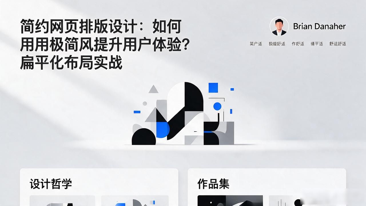 扁平化设计风格网站案例_排版设计 简约_极简主义网页设计趋势