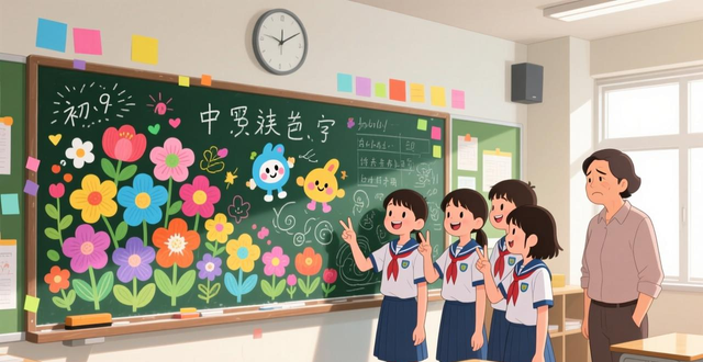 初中黑板报设计_艺术生高考选择_黑板报设计图案大全画