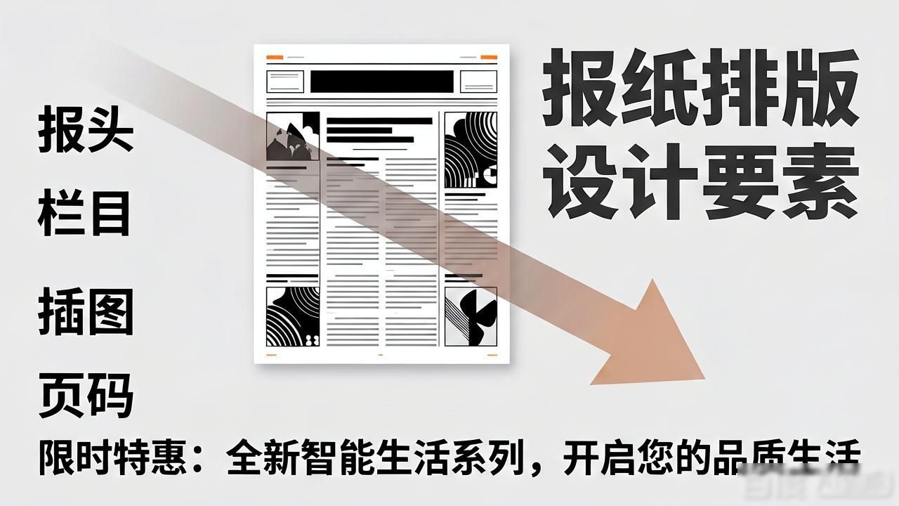 报纸广告视觉流程引导_报纸广告版面编排模式_报纸排版设计要素