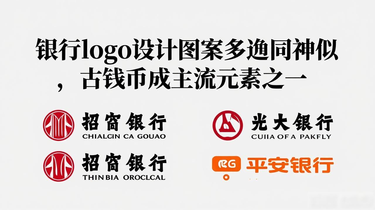 银行标志设计古钱币元素_logo设计图案团结_银行标志设计文化传承