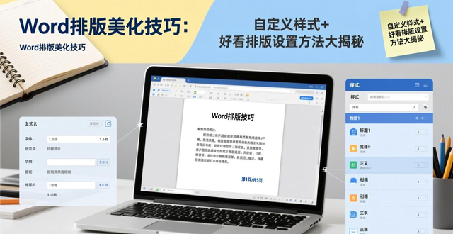 Word排版美化技巧_好看的word排版设计_自定义Word样式模板