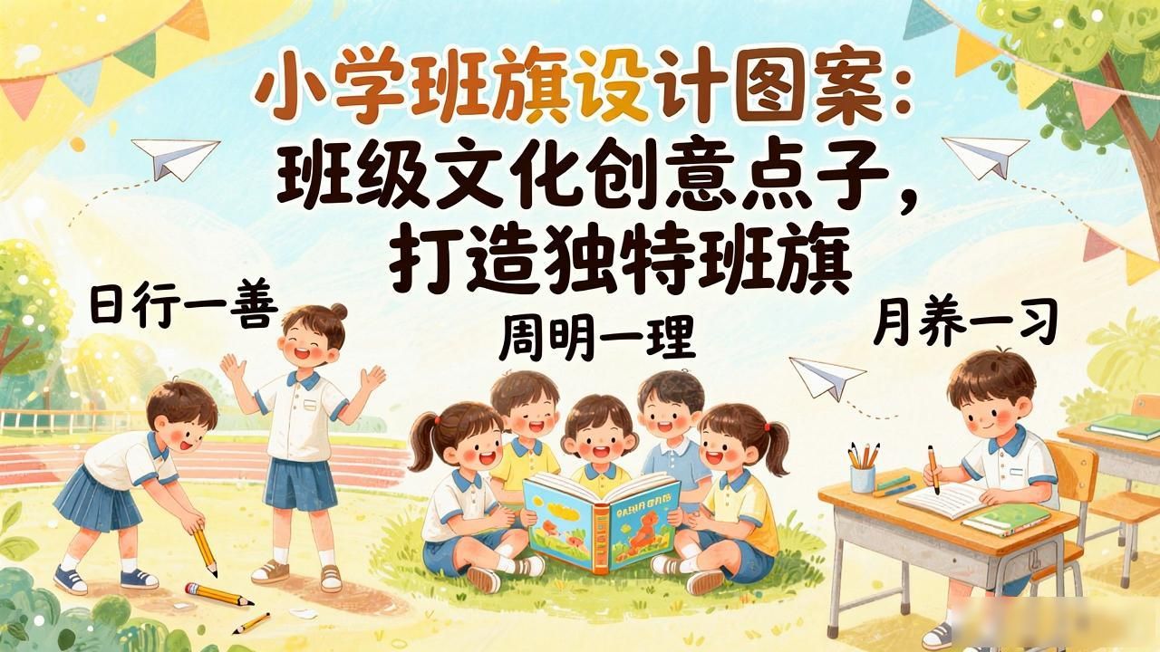 中小学班级文化建设的15个小窍门_小学班旗设计图案大全_班级文化建设创意点子