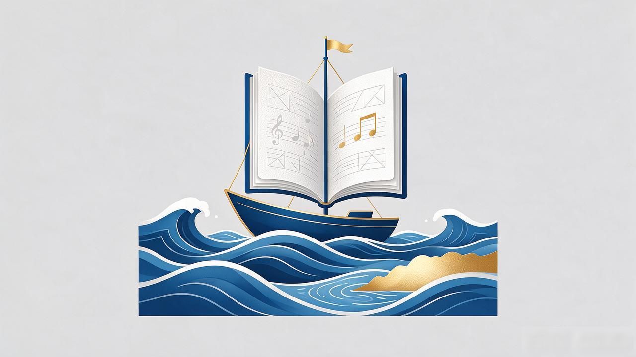 帆船书本海浪元素象征意义_学校校徽设计图案大全_太原市扬帆学校校徽寓意解读