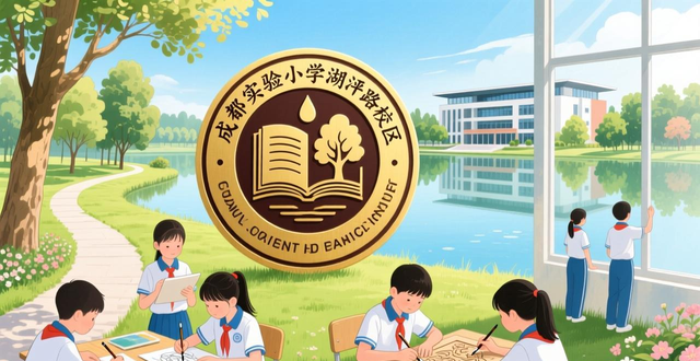 学校徽章设计图案大全_成都实验小学湖畔路校区校徽_校徽设计理念