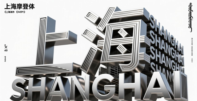 上海摩登体 中西文字体 城市文化_上海排版设计