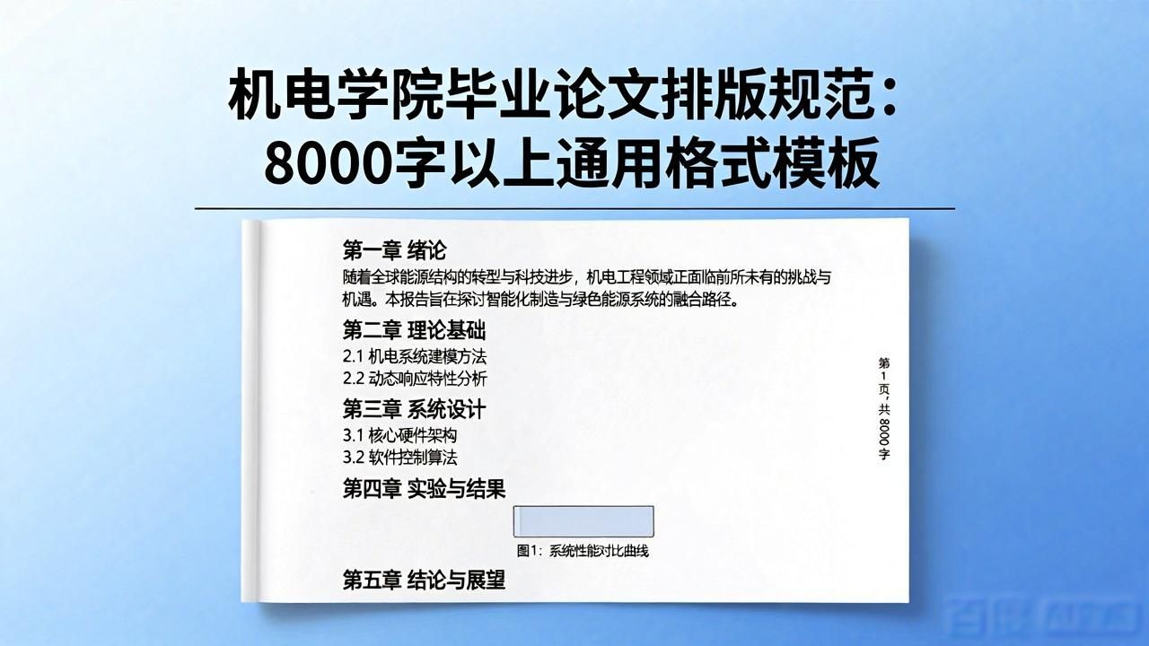 毕业论文写作要求_毕业论文格式模板_机电学院毕业论文 设计 写作与排版打印规范