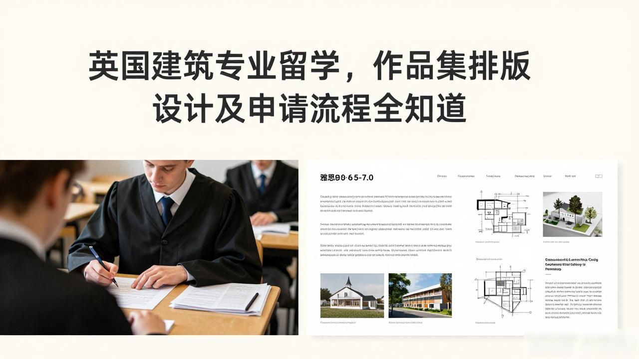 英国建筑专业留学申请流程_作品集排版设计_英国建筑专业留学作品集要求