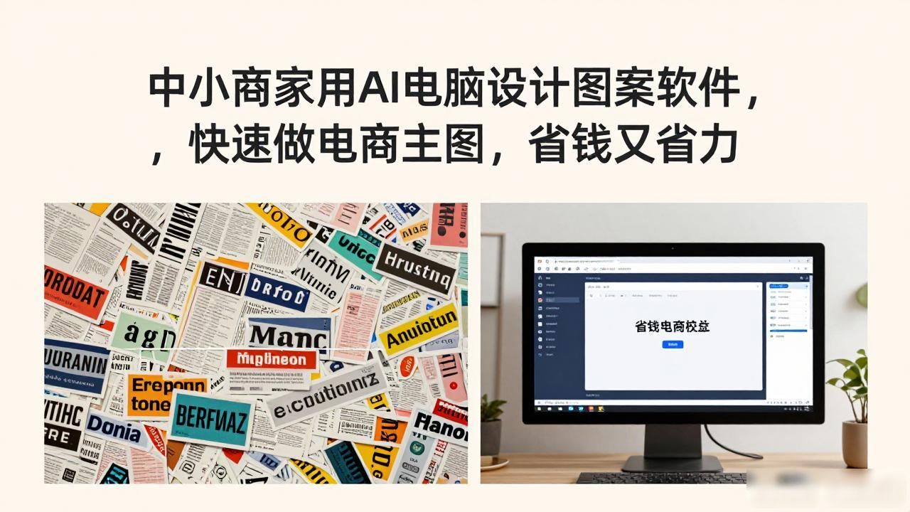 中小商家低成本快速出图技巧_电商AI作图攻略_电脑设计图案软件