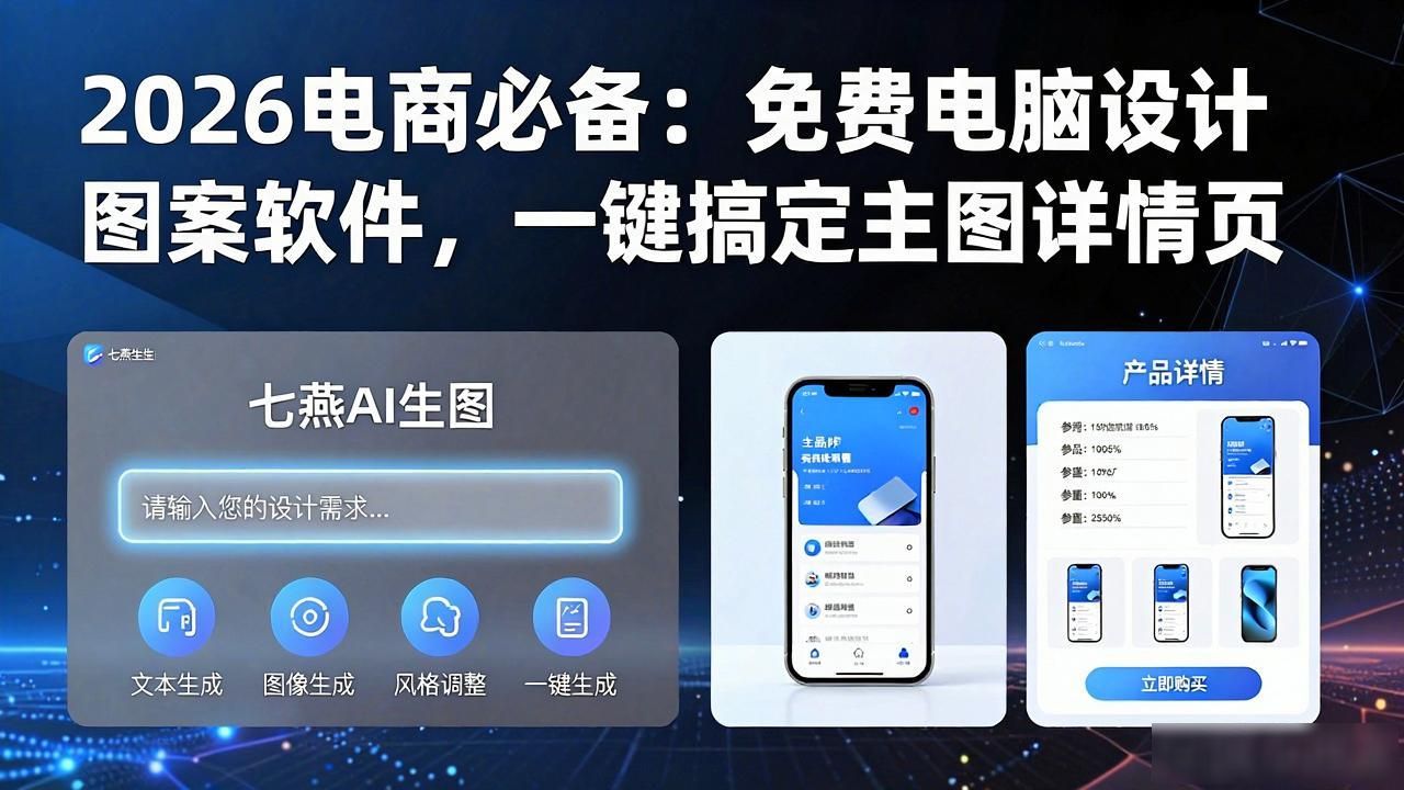 鱼朵工具箱免费测评_电商AI作图工具_电脑设计图案软件