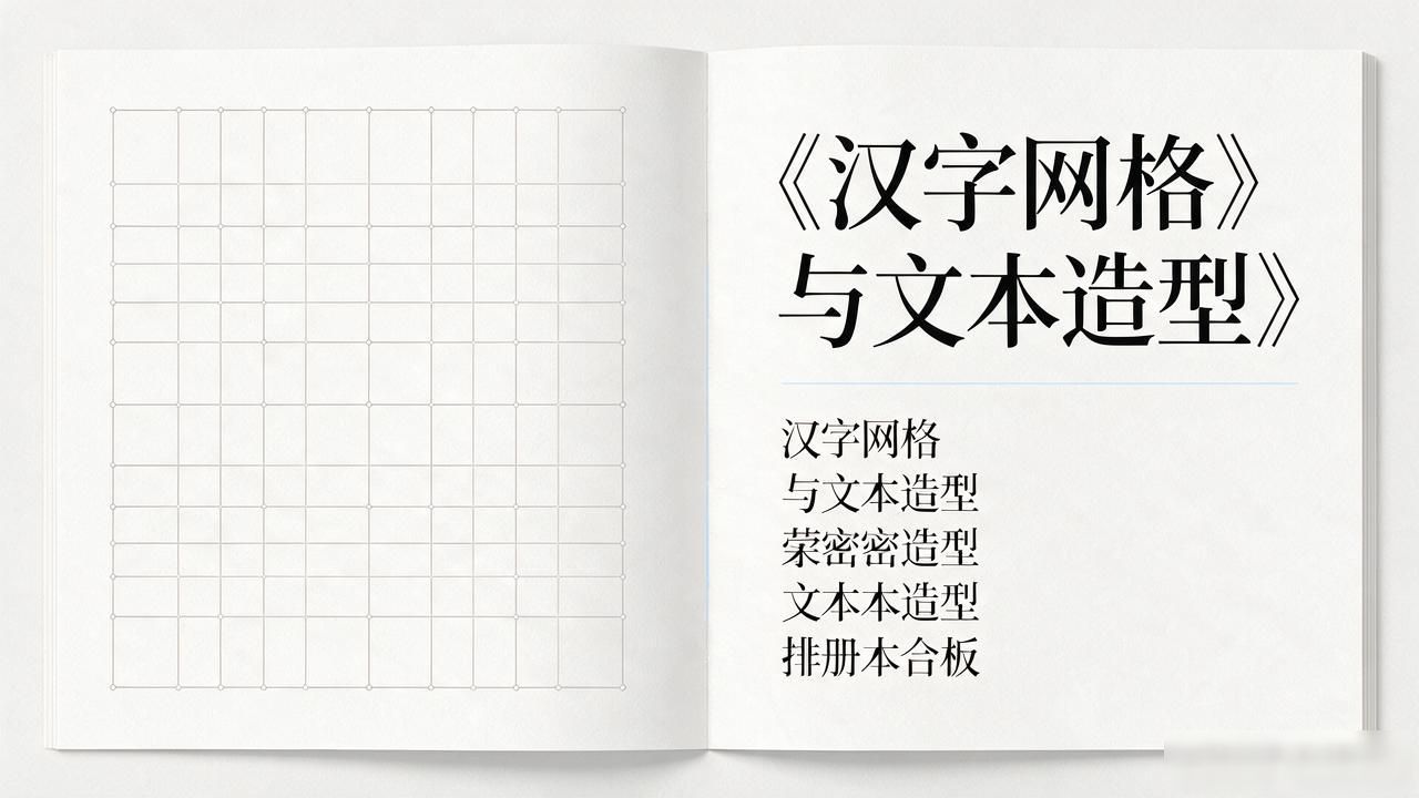 汉字文本排印方法论_书籍目录排版设计_平面设计网格系统