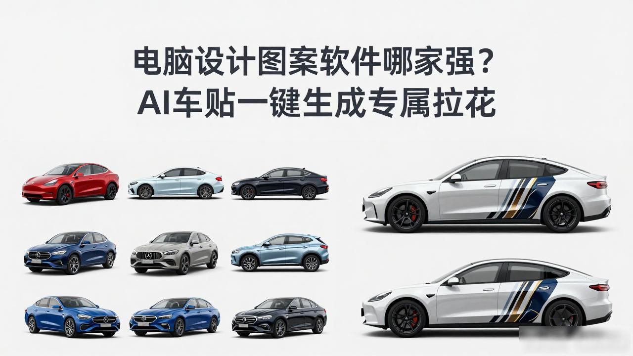 AI车贴设计软件排名_柯幻熊猫AI车贴设计系统评测_电脑设计图案软件