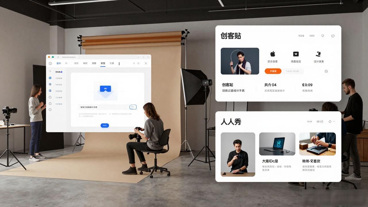 摄影工作室海报设计_小清新排版设计_2026摄影海报标准化排版